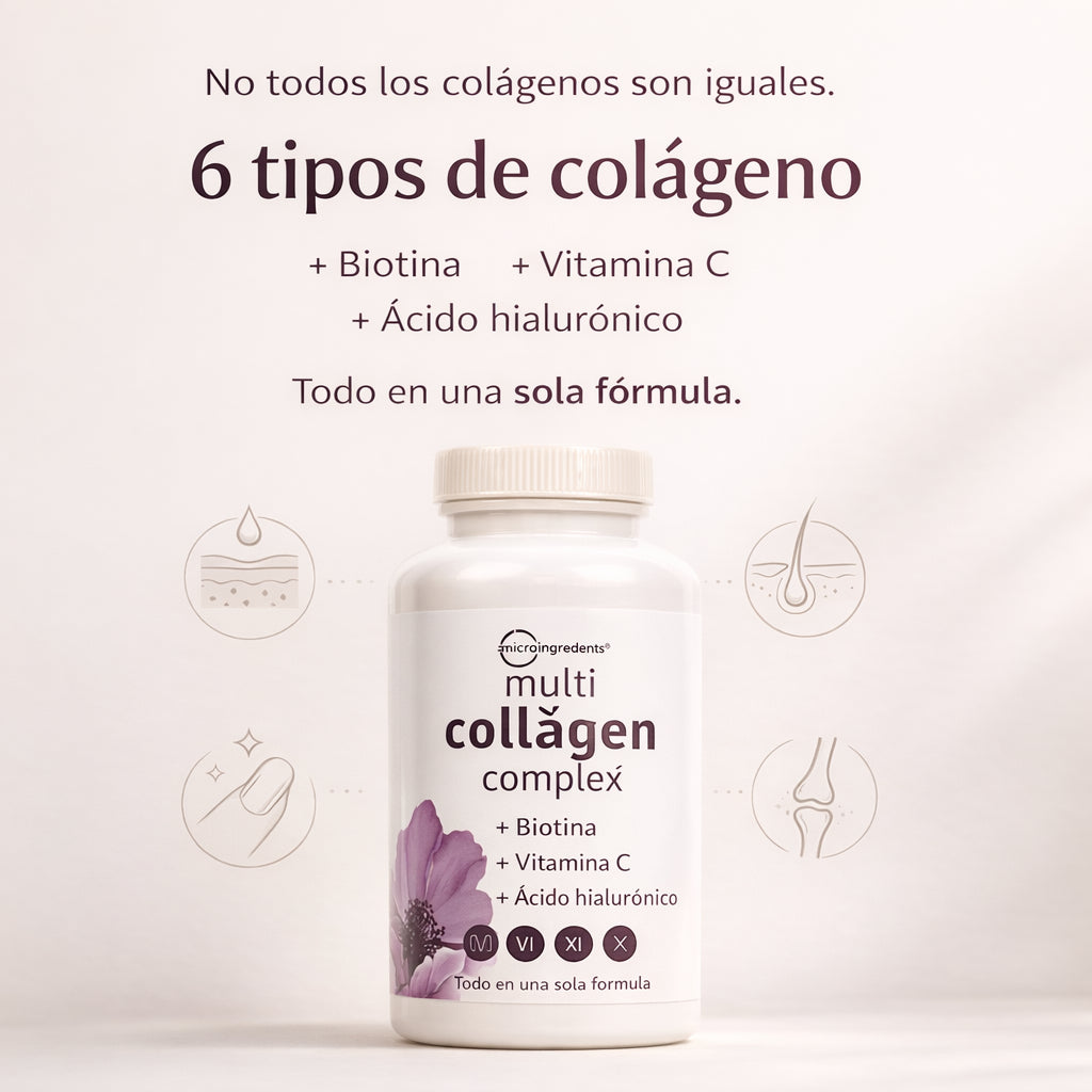 Recupera firmeza y elasticidad después de los 30.  con Multi Collagen