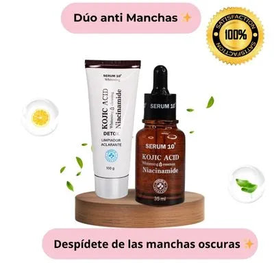 “Jabón + Sérum = Piel limpia, sin maquillaje”