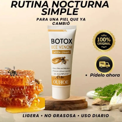 Botox en tubo para una piel con arrugas que busca verse más firme