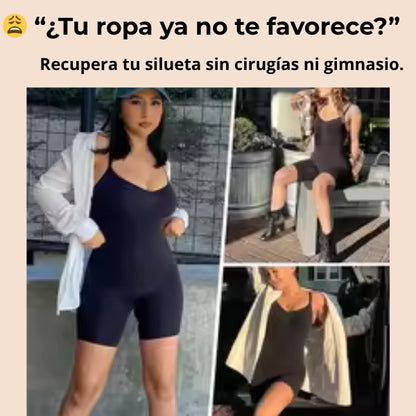 Enterizo Moldeador  3 en 1  Realza glúteos y define tu figura al instante