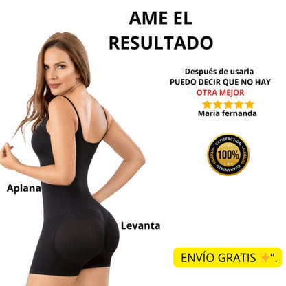 Enterizo Moldeador  3 en 1  Realza glúteos y define tu figura al instante