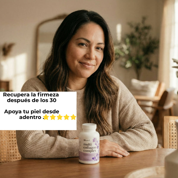 Recupera firmeza y elasticidad después de los 30.  con Multi Collagen