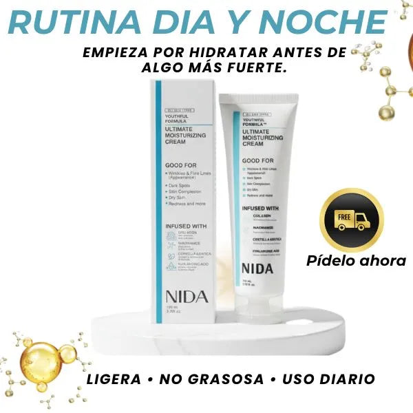 NIDA-Despídete de las manchas oscuras y vuelve a sentir tu piel uniforme y luminosa