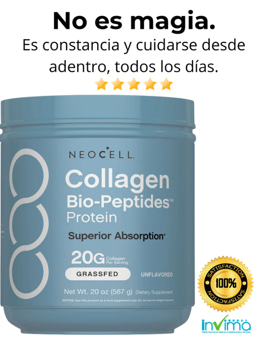 Colágeno hidrolizado 20g para verte más firme y sentirte más fuerte