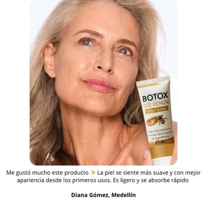 Botox en tubo para una piel con arrugas que busca verse más firme