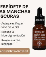 Ácido Kójico  + Niacinamida  Aclara manchas oscuras