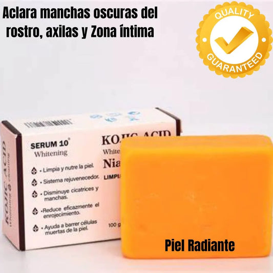 Jabón  con Ácido Kójico  Blanqueador Natural