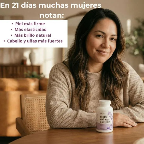 Recupera firmeza y elasticidad después de los 30.  con Multi Collagen